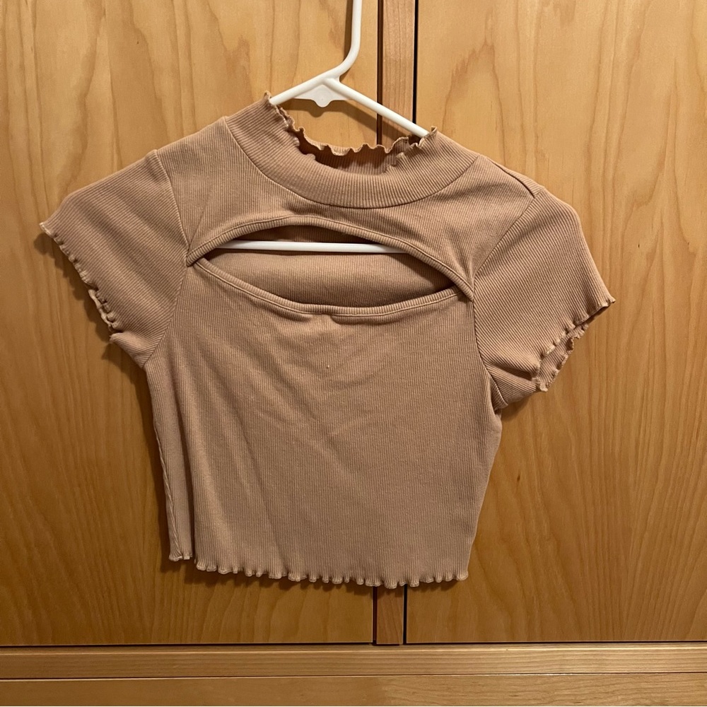 pacsun cutout crop top